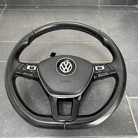 Multifunkční kožený volant s funkcí Cruise/ACC pro Passat B8 3G Tiguan Touran Multivan T5 T6 T6,1 - 2