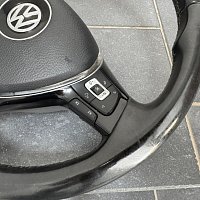 Multifunkční kožený volant s funkcí Cruise/ACC pro Passat B8 3G Tiguan Touran Multivan T5 T6 T6,1 - 5