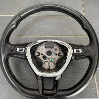Multifunkční kožený volant s funkcí Cruise/ACC pro Passat B8 3G Tiguan Touran Multivan T5 T6 T6,1 - 7
