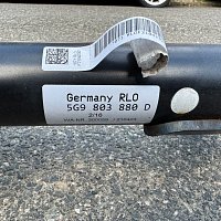 5G9 803 880D VW Golf 7 VII Variant Kombi AHK original tažné zařízení výkyvné výklopné original / hák koule tažný / - 9