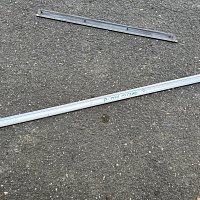 Ozdobná lišta předních levých dveří VW Passat B5.5 01-05 CHROM STŘÍBRNÁ - 4