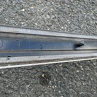 Ozdobná lišta předních levých dveří VW Passat B5.5 01-05 CHROM STŘÍBRNÁ - 6