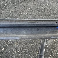 Ozdobná lišta předních levých dveří VW Passat B5.5 01-05 CHROM STŘÍBRNÁ - 9