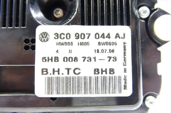 3C0 907 044AJ VW Passat 3C  Panel ovládání klimatizace - Climatronic  - 2