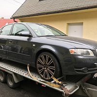Model Audi A4 2,0 A4 sedan 2005 06 07 08  8E5 809 840 A vyrezovy dil - bocni ram steny vpravo vzadu 1 limuzina - 2