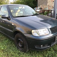 6N0 845 051 AA zadni sklo zelena VW POLO 6N 2001 - 4