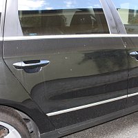 VW PASSAT B6 3C kombi sklo kufr 3C9 845 298 AD okno bocni vpravo vzadu zelena/cerna vysoky lesk 1 Combi  11/04-08/07 VNH cerna/chromova - 6