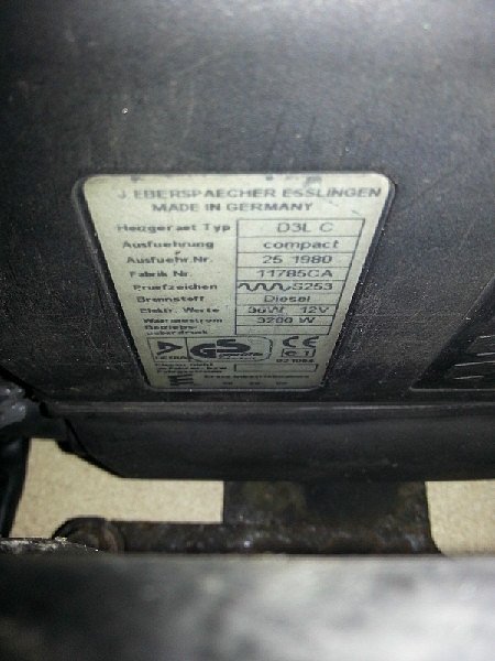 D3LC Compact, 12V, Eberspächer, - 2