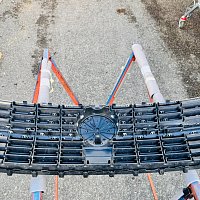 Mřížka chladiče VW 7LA853651C 7LA853653J Multivan T6.1 JEN CHROM A ZNAK ! - 8