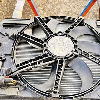 elektrického ventilátor chladiče 400W pro VW Passat B8 Golf 7 Touran 5T sahara - 4