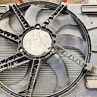 elektrického ventilátor chladiče 400W pro VW Passat B8 Golf 7 Touran 5T sahara - 5