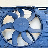 Ventilátor chladiče  7E0121205A  motor ventilátoru VW T5 2.0 TDI 2010 7E0121201N +  7E0121205A - 2