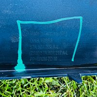 VW TOURAN 5TA Přední nárazník originální  PDC SRA kryt nárazníku - 17