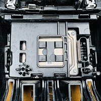 658 853 655 A Krytka  ZD4 satenove cerna KRYT radaru do masky Škoda Kamiq 2024 face - 6