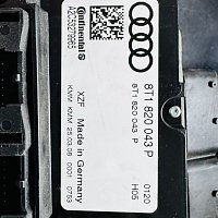 Řídicí jednotka klimatizace Audi A4 S4 B8 8K 2008 Diesel 8T1820043P . A2C53279965 - 3