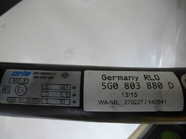 VW GOLF VII 7 5G0 803 880D tažné zařízení originál 5G0 803 880D   - 5