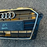 8V6 853 651 AB   Originální mřížka chladiče pro Audi A3 od roku 2017 8V3853651AB S LINE mit RADAR - 4