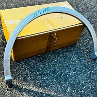 Ochranná lišta  blatník Audi Q5 FY S-Line pravý zadní bok blatník  80A 853 818 B GRU - 4