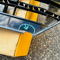 mřížka nárazníku přední spodní  VW TIGUAN 5NA 853677 ,5NA 853677H .5NA 853677K. - 4