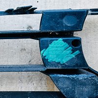 AUDI Q7 4L Mřížka přední pravá nárazník 4L0807676C 3.0 Diesel 180 kW 2013 - 4