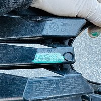 5K0 853 665   /  ZSB  5K0 584 661 CHROM RÁMEČEK  MŘÍŽKA přední nárazník pro mlhovku   VW GOLF  5 V VI 2009-2012 5K0853665 Levý - 8