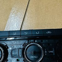 Modul klimatizace Škoda Superb B8 (3V) 2017 3V0907044EJ 3V0 907 044 EJ YMS 2016 Škoda Superb A/C & Heater Controls - 3