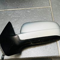 VW  GOLF 4 IV ZRCÁTKO VENKOVNÍ ŘIDIČ STŘÍBNÁ BORA SEDAN KOMBI 3/5 DVEŘ  STŘÍBRNÁ METAL - 5
