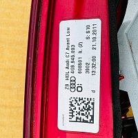 4G9 945 221 A  nosic zarovek PRO AUDI A6 4G C7 2010-2014 ZADNÍ SVĚTLO LEVÉ  vnitřní víko kufr - 4