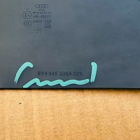 8Y4 845 206 A 02S  Pravé zadní boční okno/okno dveří 2020-2023 Audi A3 8Y  SPORTBACK - 3