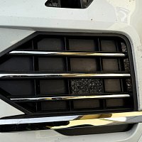 760 853 661 C RYP Díl krycí pro nárazník vlevo Chrom 11/17-06/21 RYP cerna saten/chromovy lesk VW Touareg 3 III 760 - 2