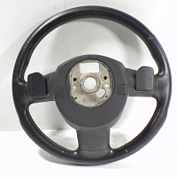 VOLANT / 16954238 PRO AUDI Q7 4L 3.0 V6 24V TDI A6 4F KOŽENÝ  SPORTOVNÍ TŘÍRAMENNÝ - 4