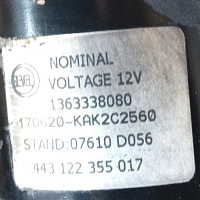 1363338080 MOTOR PŘEDNÍCH STĚRAČŮ / 443122355017 / 2009655 PRO FIAT DUCATO 2015 250 290 - 2