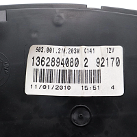 Citroën Jumper 3 III H2 3.0D 30DT 1362894080 Přístrojová deska otáčkoměru ORIGINÁL - 3