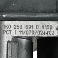 VW PASSAT 2013-2015.  1K0253691E Škrtící klapka. 1K0 253 691 E V150 - 11