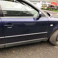 3B5 845 298 Q  okno bocni vpravo zelena  1 limuzina+ - 3