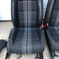 VW Golf 6 VI 5K 08-12 Sedadla Sada sedadel černošedá látka SH Match Orlando - 8