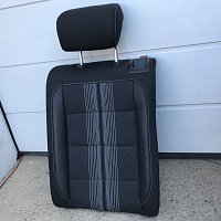 VW Golf 6 VI 5K 08-12 Sedadla Sada sedadel černošedá látka SH Match Orlando - 12