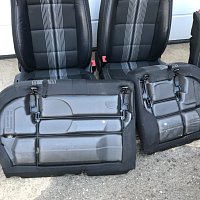 VW Golf 6 VI 5K 08-12 Sedadla Sada sedadel černošedá látka SH Match Orlando - 20