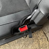 VW Sharan 7N Seat Alhambra alcantara kožené sedáky třetí řada sklopné do kufru 7 místá verze - 15