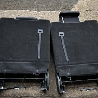 VW Sharan 7N Seat Alhambra alcantara kožené sedáky třetí řada sklopné do kufru 7 místá verze - 17