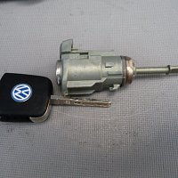 3B0 905 855 H  Vložka zámku pro spínací skříň se snímací cívkou + KLÍČ nové OE - 4