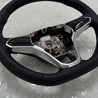 kožený volant  VW Golf 8 T-Roc TOUAREG CR7 PASSAT B8 B9 3G - 3