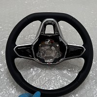 kožený volant  VW Golf 8 T-Roc TOUAREG CR7 PASSAT B8 B9 3G - 5