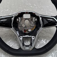 kožený volant  VW Golf 8 T-Roc TOUAREG CR7 PASSAT B8 B9 3G - 6