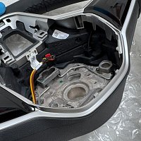 kožený volant  VW Golf 8 T-Roc TOUAREG CR7 PASSAT B8 B9 3G - 15