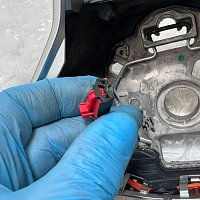 kožený volant  VW Golf 8 T-Roc TOUAREG CR7 PASSAT B8 B9 3G - 18