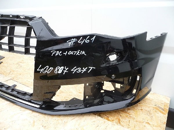 4G0 807 437T  Nárazník přední Audi A6 4G 4G0 807 437 S/T/AA černý - 6