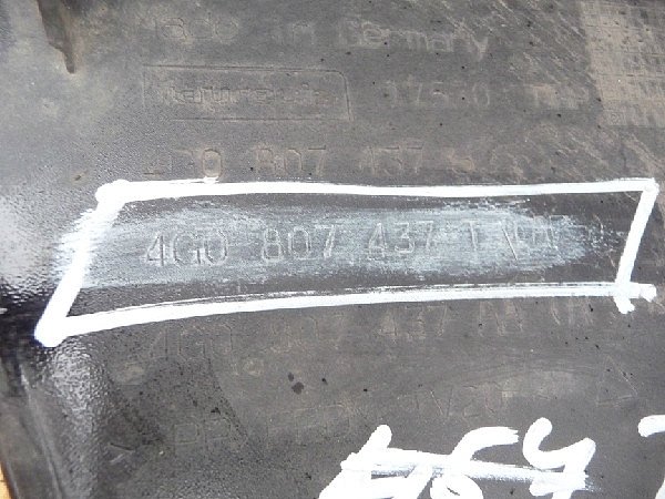 4G0 807 437T  Nárazník přední Audi A6 4G 4G0 807 437 S/T/AA černý - 12