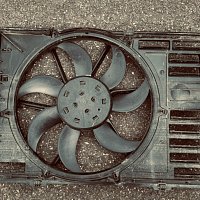 Ventilátor chladiče VW T6 Multivan Transporter 7LA Originál - 7