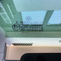VW T5 TRANSPORTER  7H zadní pravé boční okno, tónované, S anténou - 6